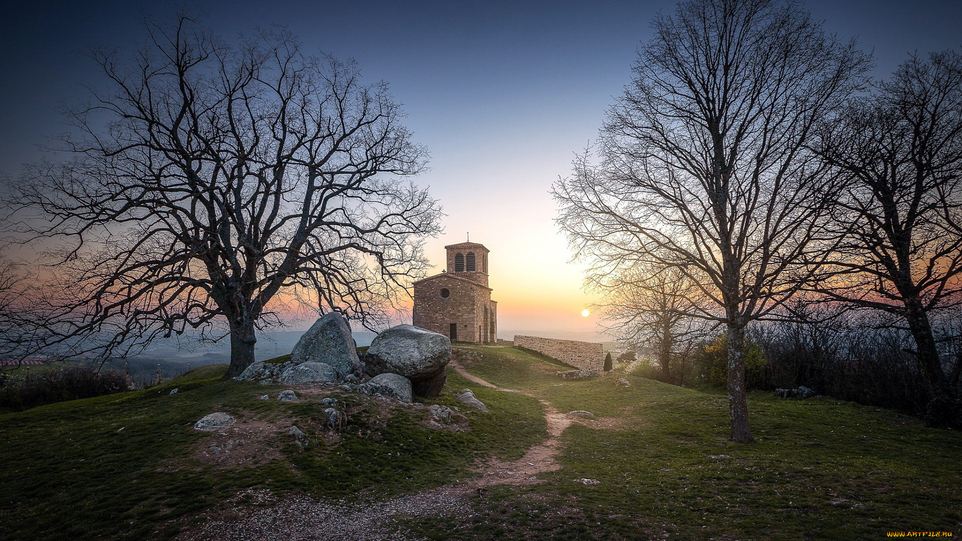 church, brittany, france, , -  ,  ,  